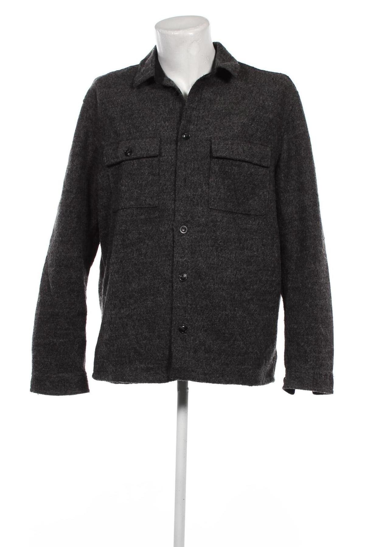 Pánsky kabát  H&M, Veľkosť L, Farba Sivá, Cena  30,94 €
