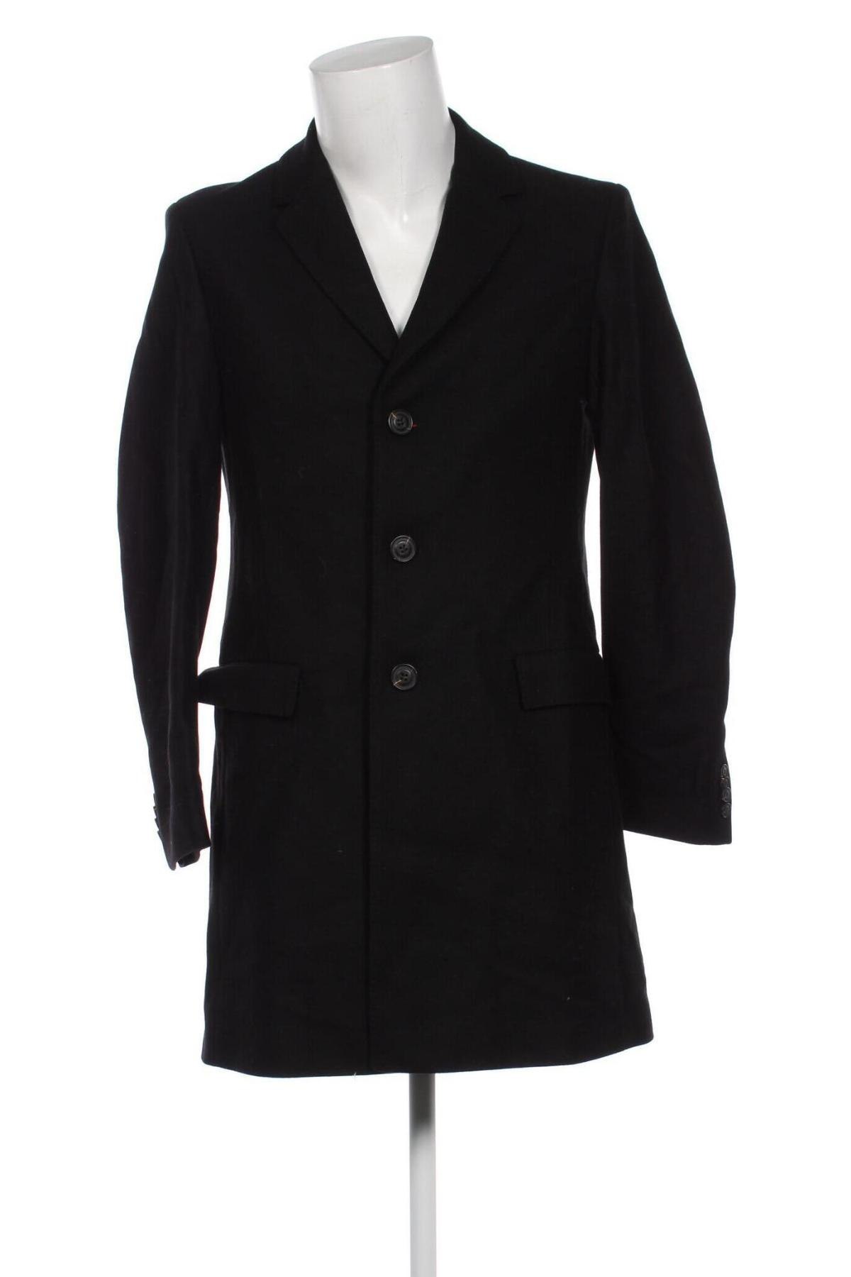 Мъжко палто Hugo Boss, Размер M, Цвят Черен, Цена 741,00 лв.