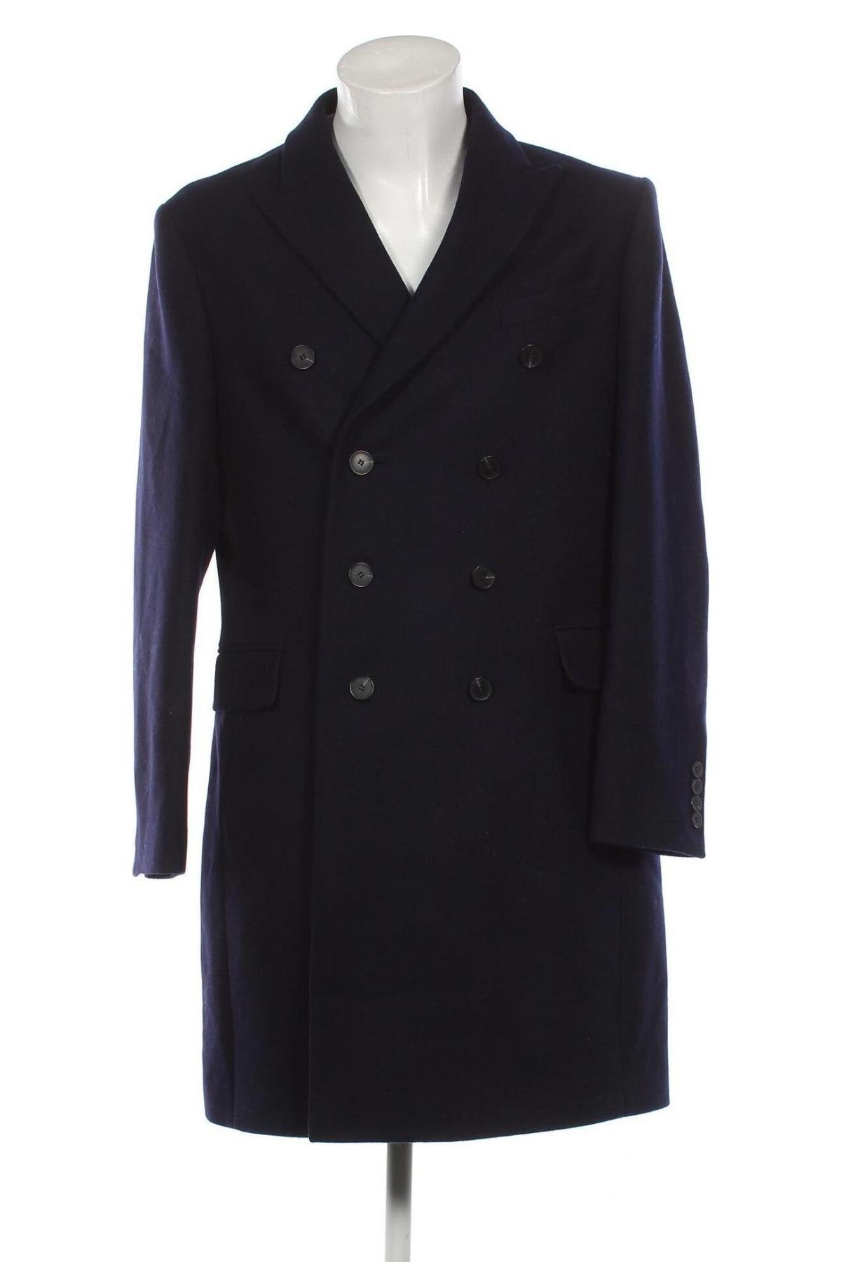 Palton de bărbați Isaac Dewhirst, Mărime XL, Culoare Albastru, Preț 229,34 Lei