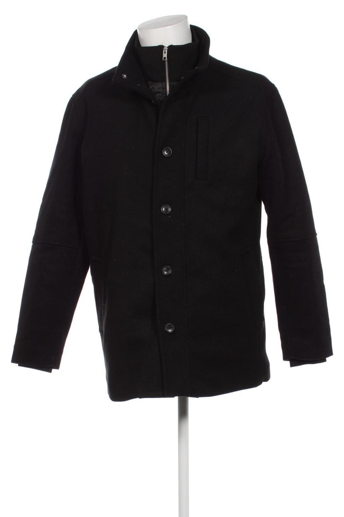 Palton de bărbați Jack & Jones, Mărime XL, Culoare Negru, Preț 135,33 Lei