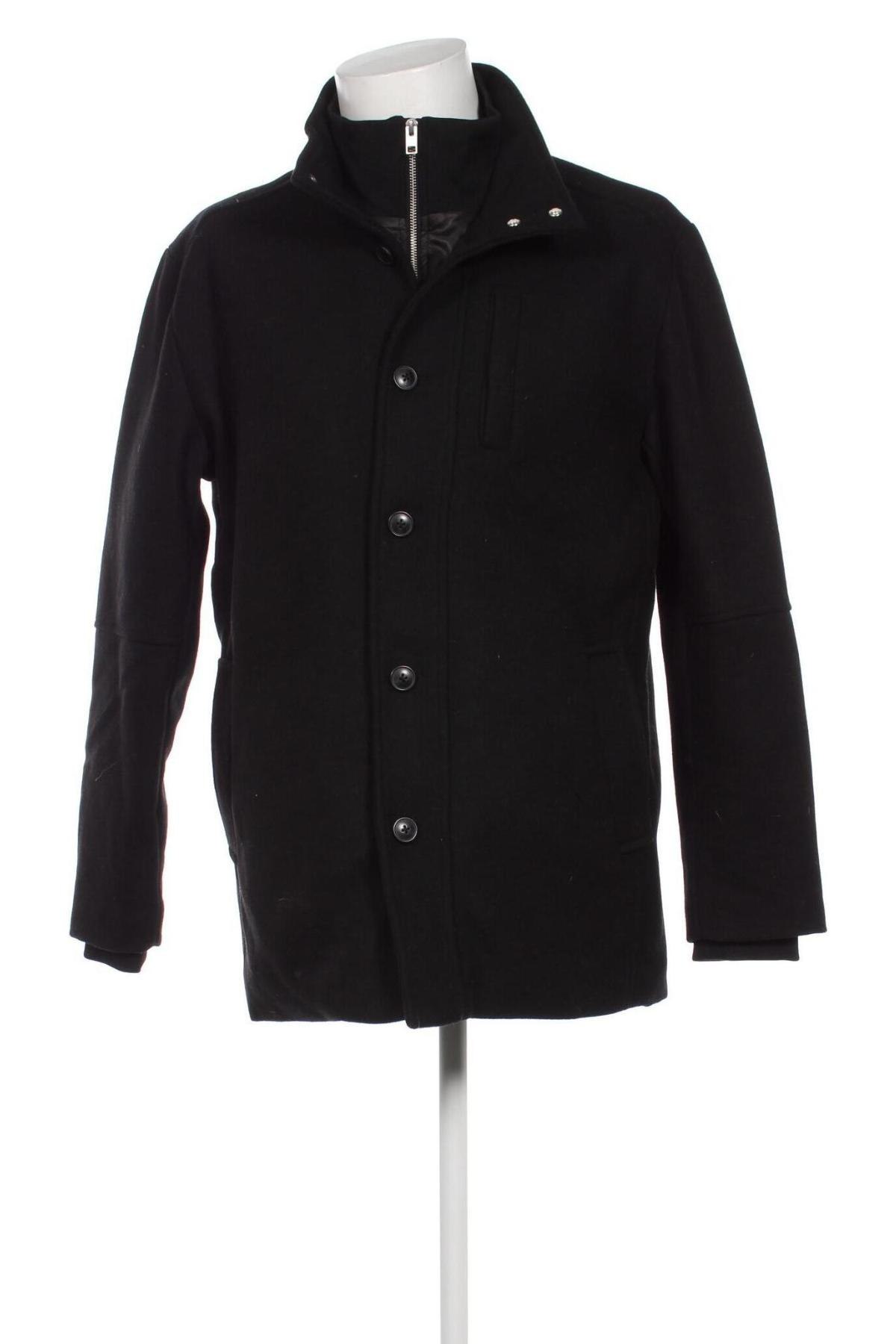 Мъжко палто Jack & Jones, Размер XL, Цвят Черен, Цена 56,10 лв.