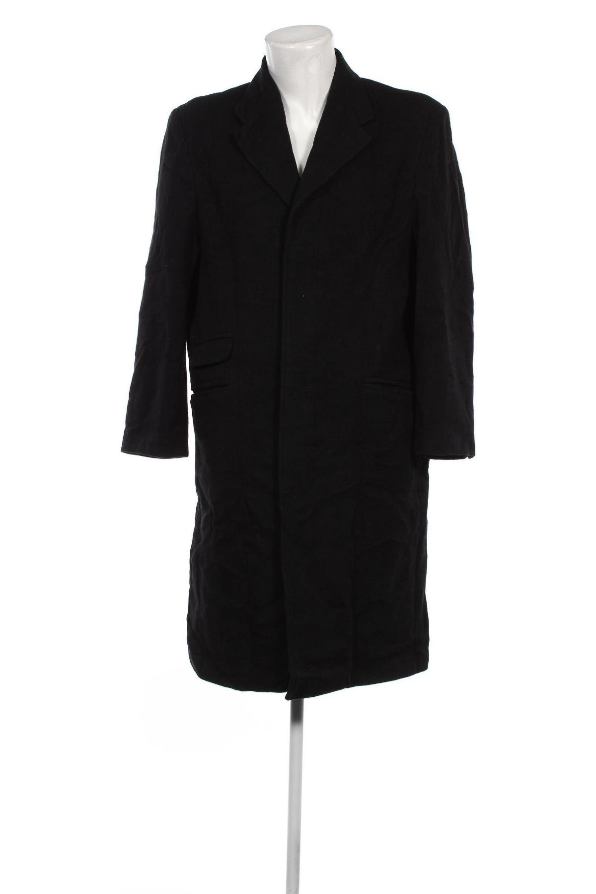 Мъжко палто Jeff Banks, Размер L, Цвят Черен, Цена 54,57 лв.