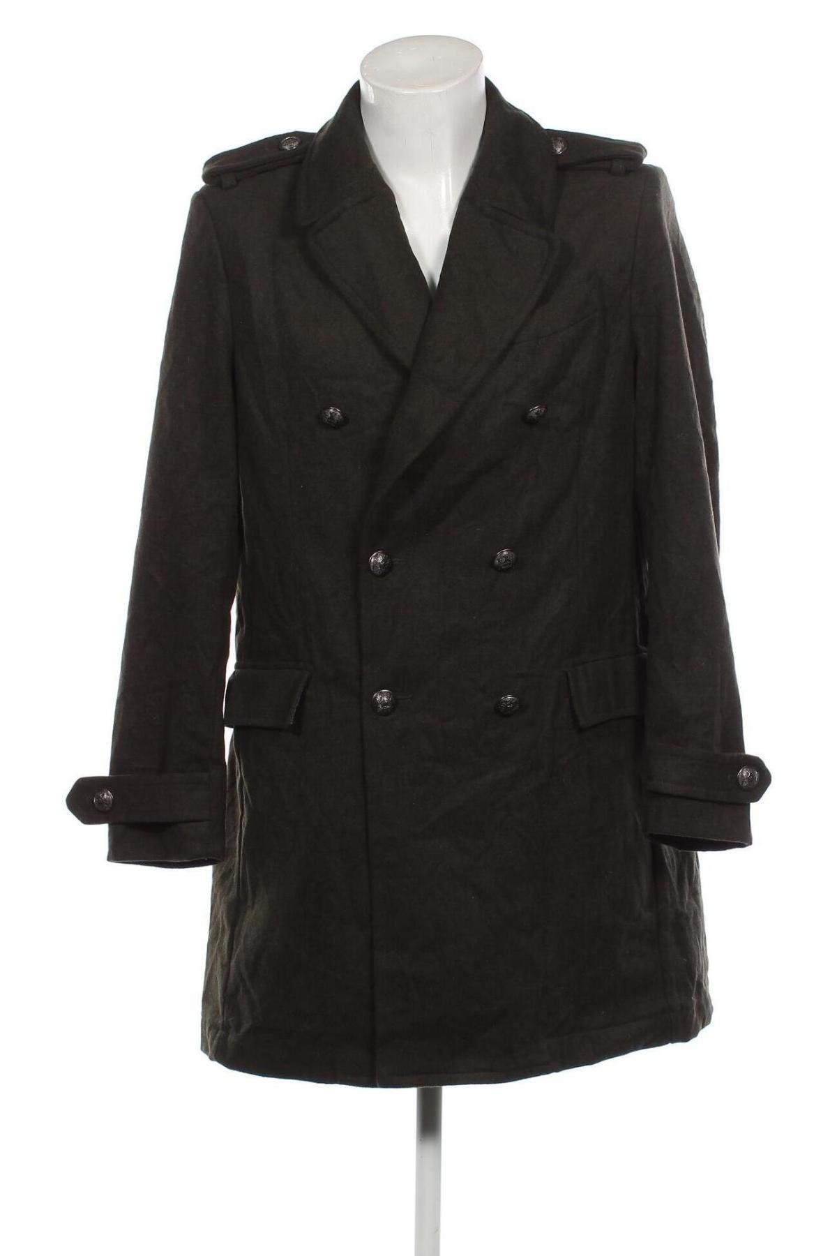 Pánsky kabát  Mango, Veľkosť L, Farba Zelená, Cena  31,52 €