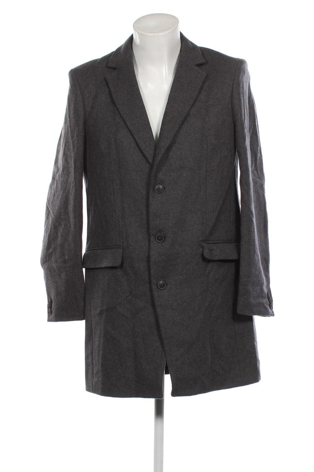 Ανδρικά παλτό R essentiel by La Redoute, Μέγεθος L, Χρώμα Γκρί, Τιμή 13,03 €