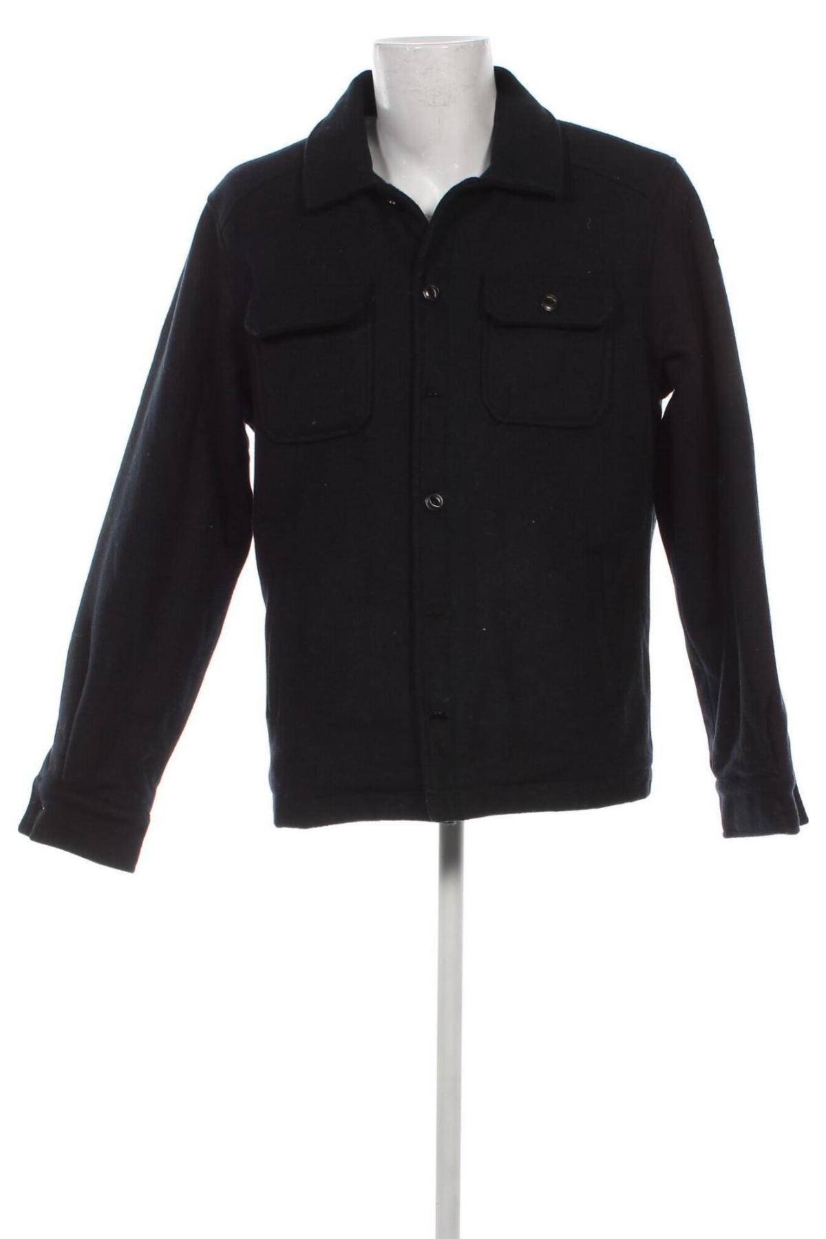 Мъжко палто Schott, Размер XL, Цвят Син, Цена 419,00 лв.