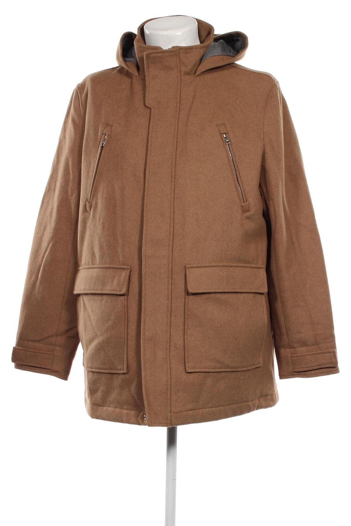 Ανδρικά παλτό Springfield, Μέγεθος XL, Χρώμα Καφέ, Τιμή 20,21 €