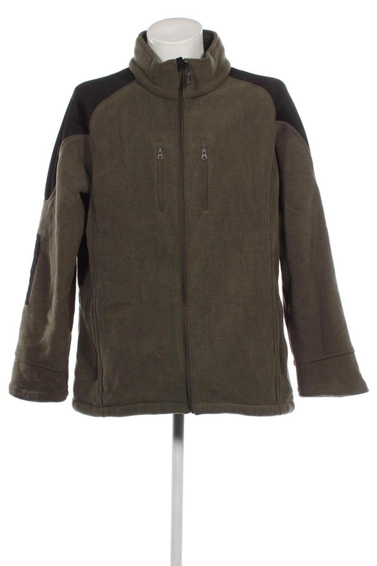 Ανδρικό μπουφάν fleece, Μέγεθος XXL, Χρώμα Πράσινο, Τιμή 22,27 €