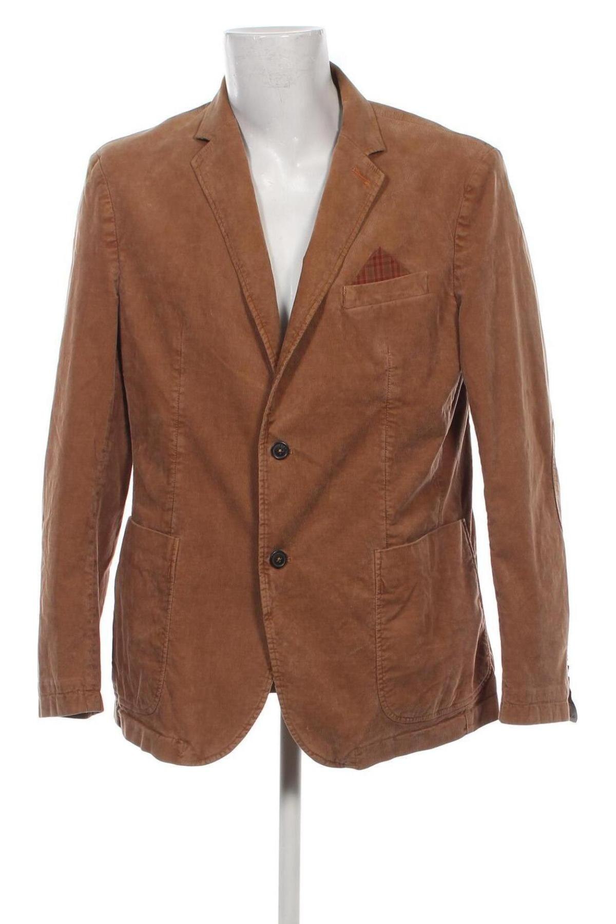 Мъжко сако Brax, Размер XL, Цвят Кафяв, Цена 125,93 лв.
