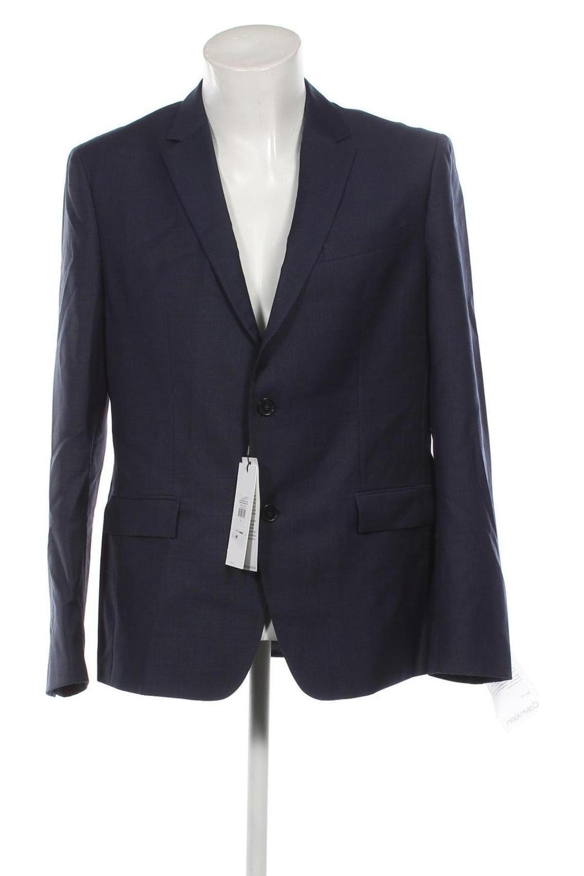 Ανδρικό σακάκι Calvin Klein, Μέγεθος XL, Χρώμα Μπλέ, Τιμή 132,47 €