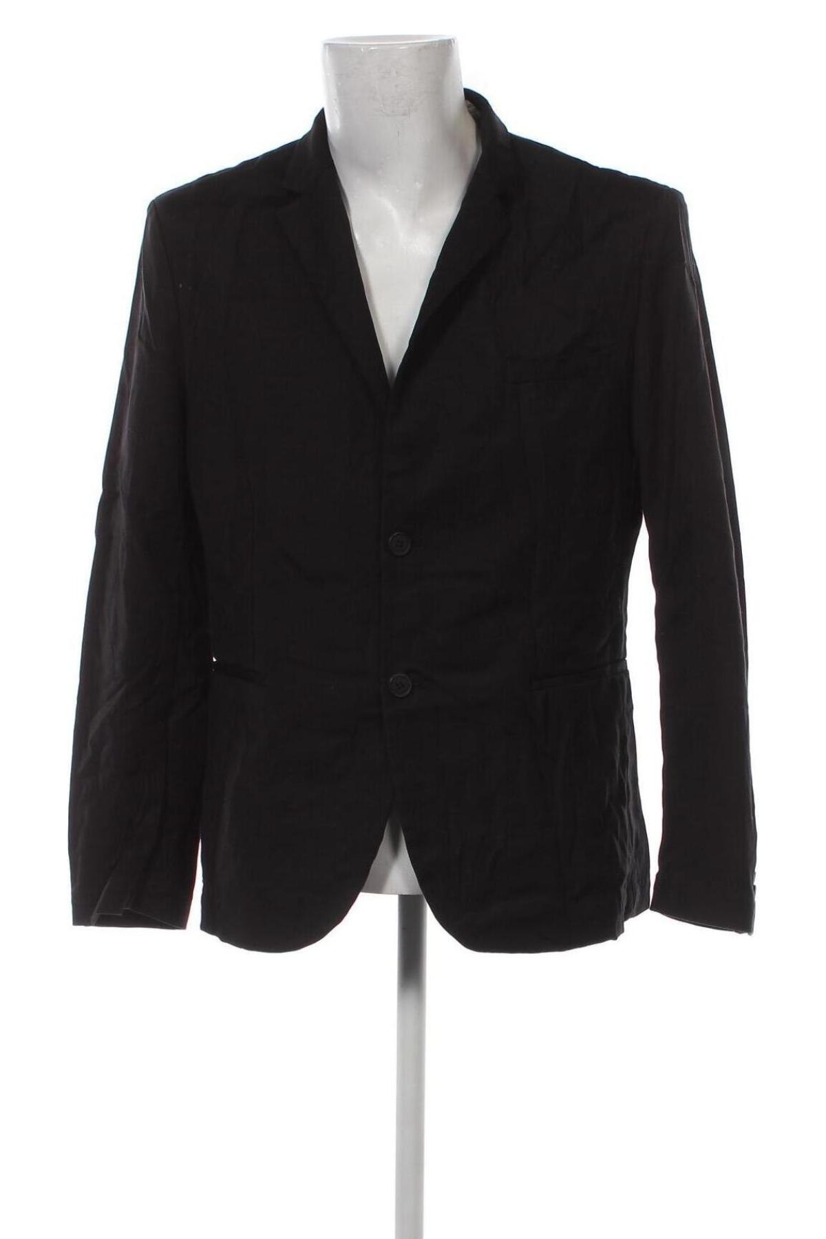 Мъжко сако H&M, Размер XL, Цвят Черен, Цена 44,00 лв.