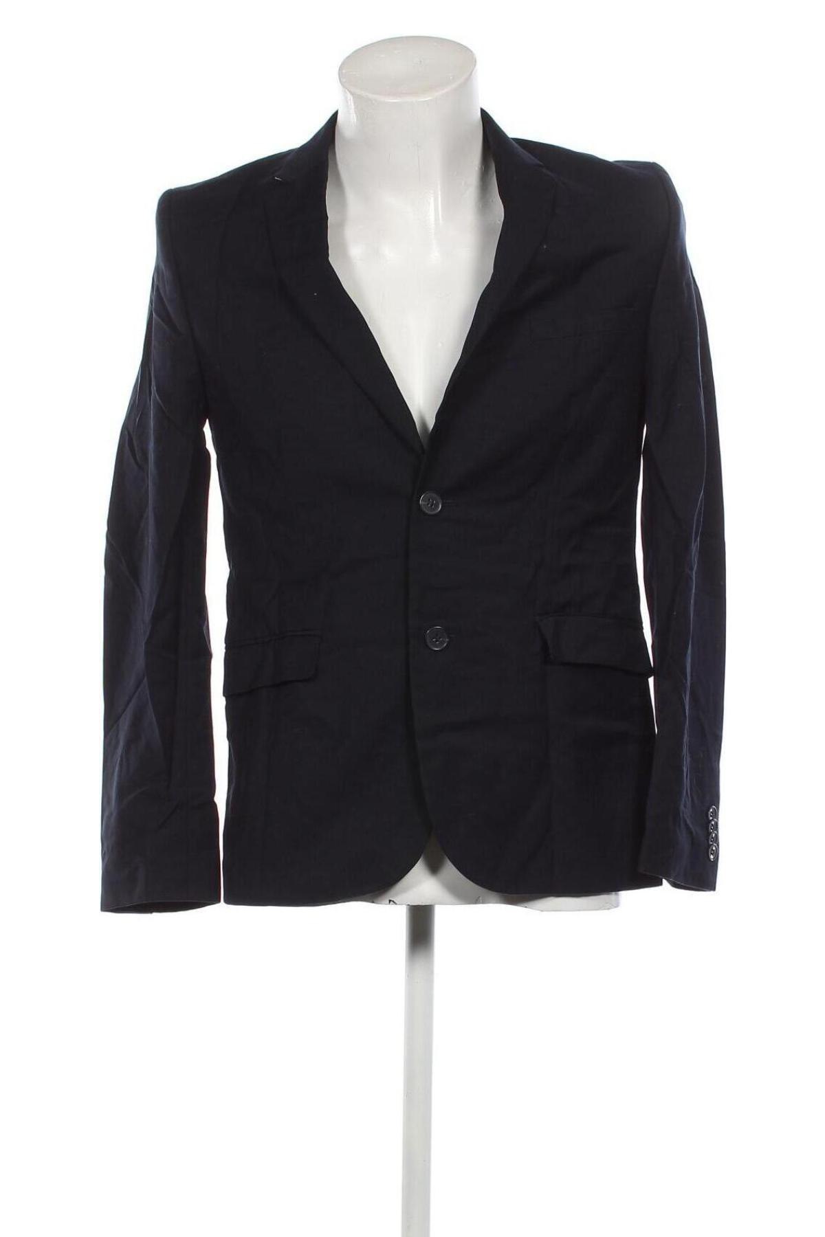 Ανδρικό σακάκι H&M, Μέγεθος S, Χρώμα Μπλέ, Τιμή 7,62 €