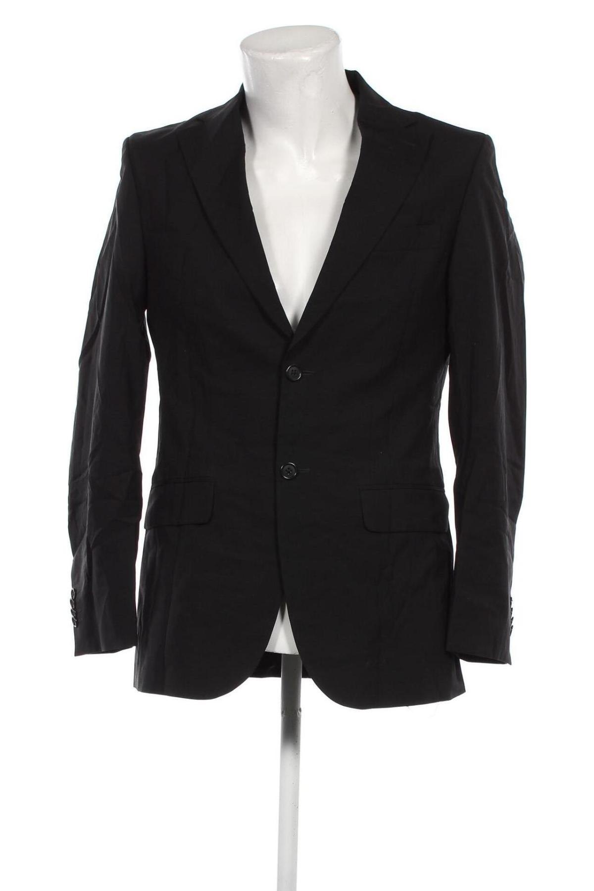 Ανδρικό σακάκι Massimo Dutti, Μέγεθος M, Χρώμα Μαύρο, Τιμή 35,65 €
