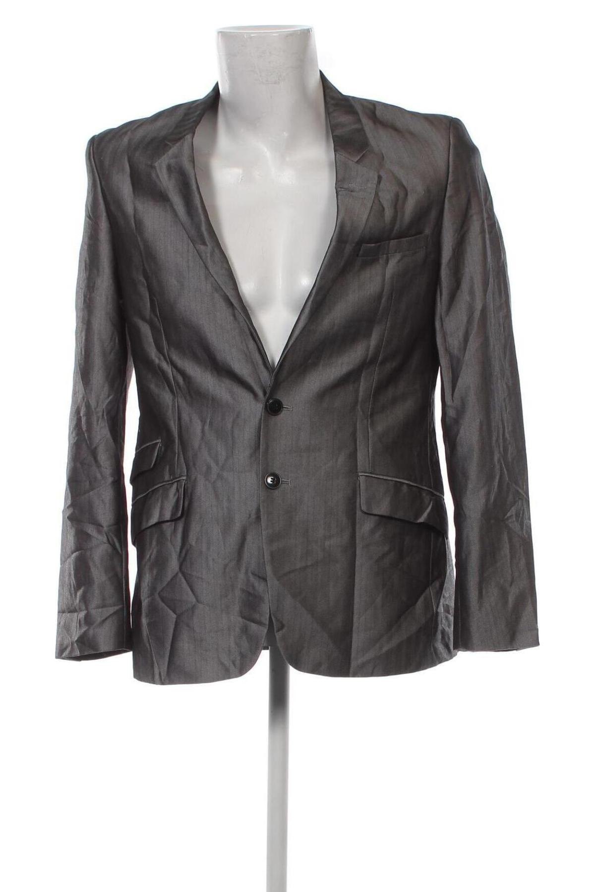 Ανδρικό σακάκι OWK, Μέγεθος XL, Χρώμα Γκρί, Τιμή 4,63 €