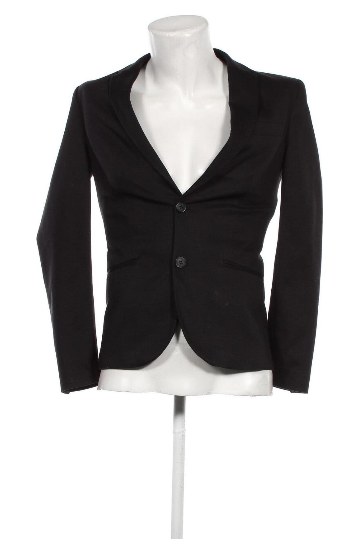 Pánske sako  Zara Man, Veľkosť S, Farba Čierna, Cena  28,13 €