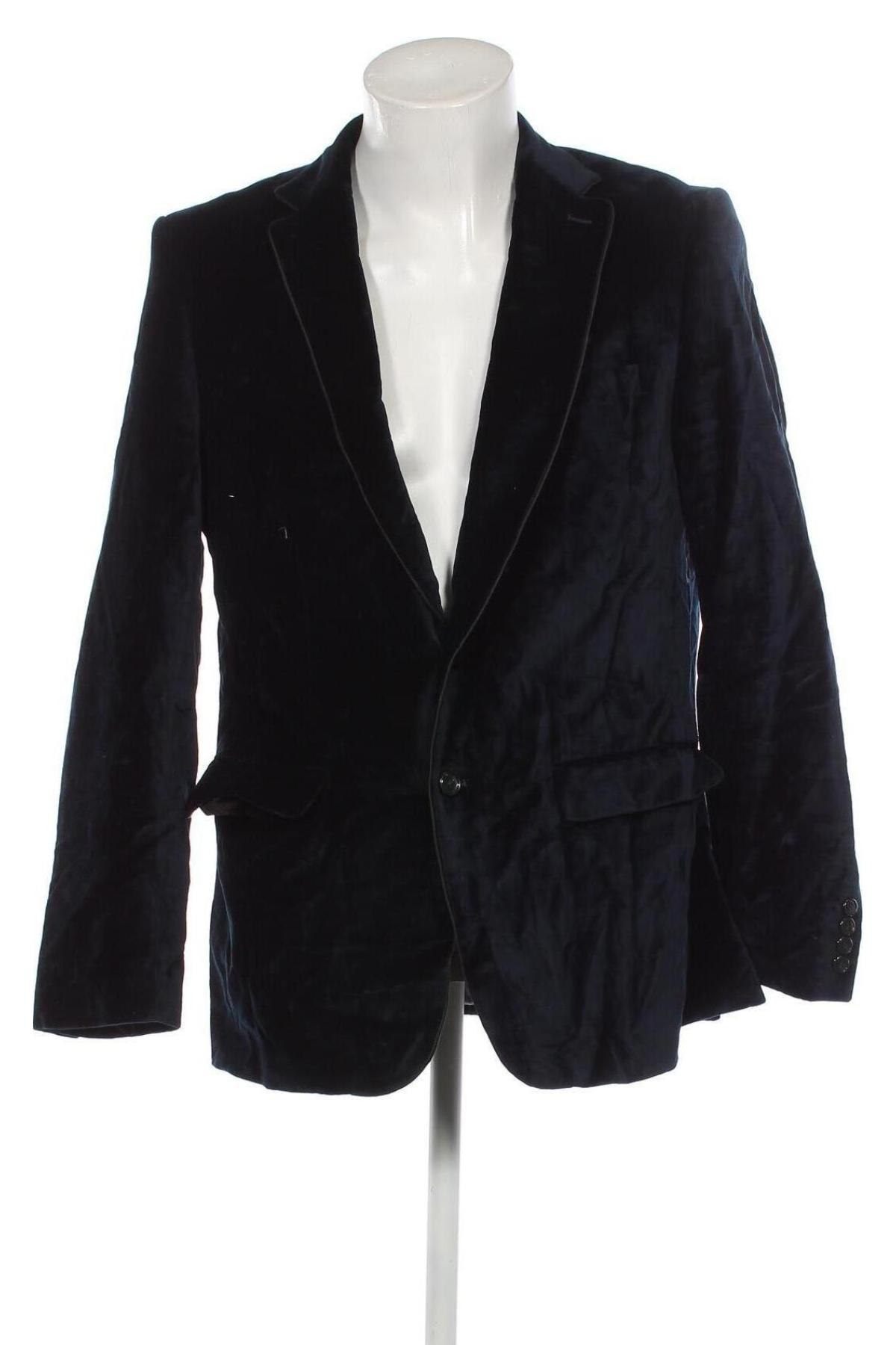 Ανδρικό σακάκι Zara Man, Μέγεθος XL, Χρώμα Μπλέ, Τιμή 6,80 €