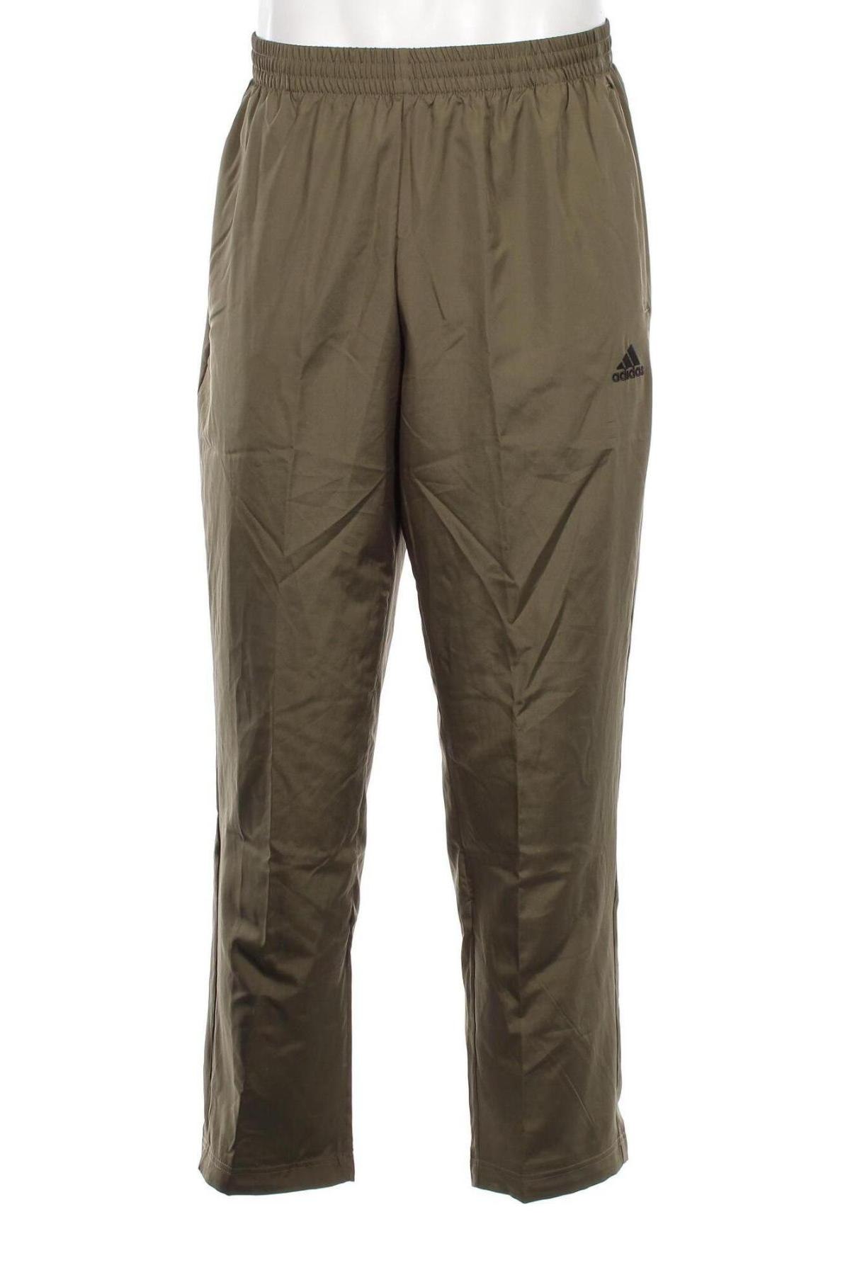 Pantaloni trening de bărbați Adidas, Mărime L, Culoare Verde, Preț 287,56 Lei
