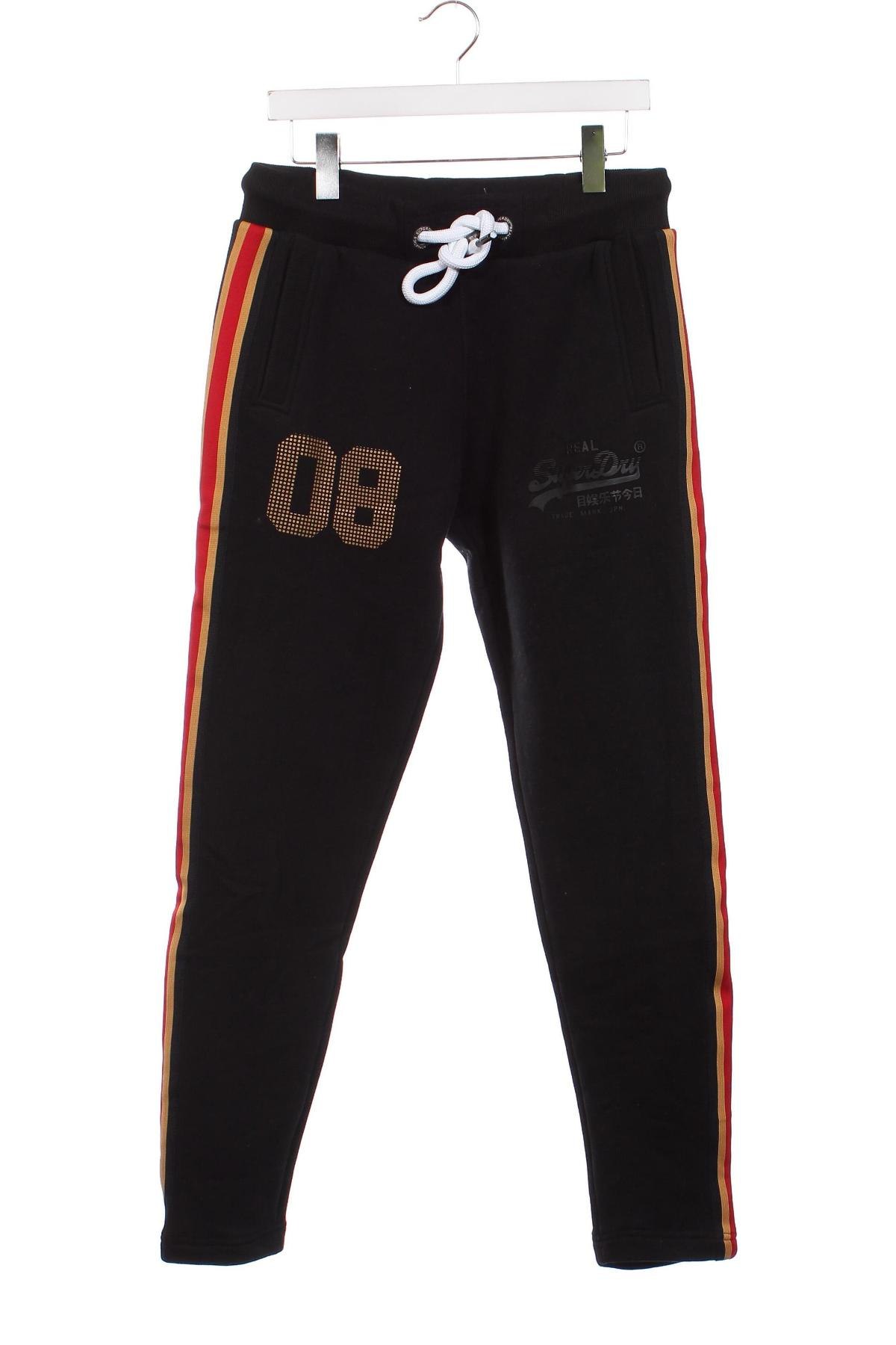 Ανδρικό αθλητικό παντελόνι Superdry, Μέγεθος S, Χρώμα Μαύρο, Τιμή 45,35 €