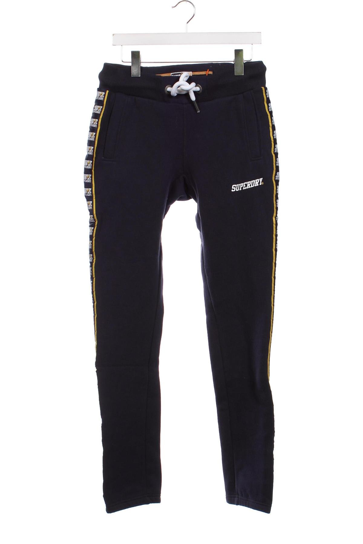 Pantaloni trening de bărbați Superdry, Mărime S, Culoare Albastru, Preț 348,68 Lei