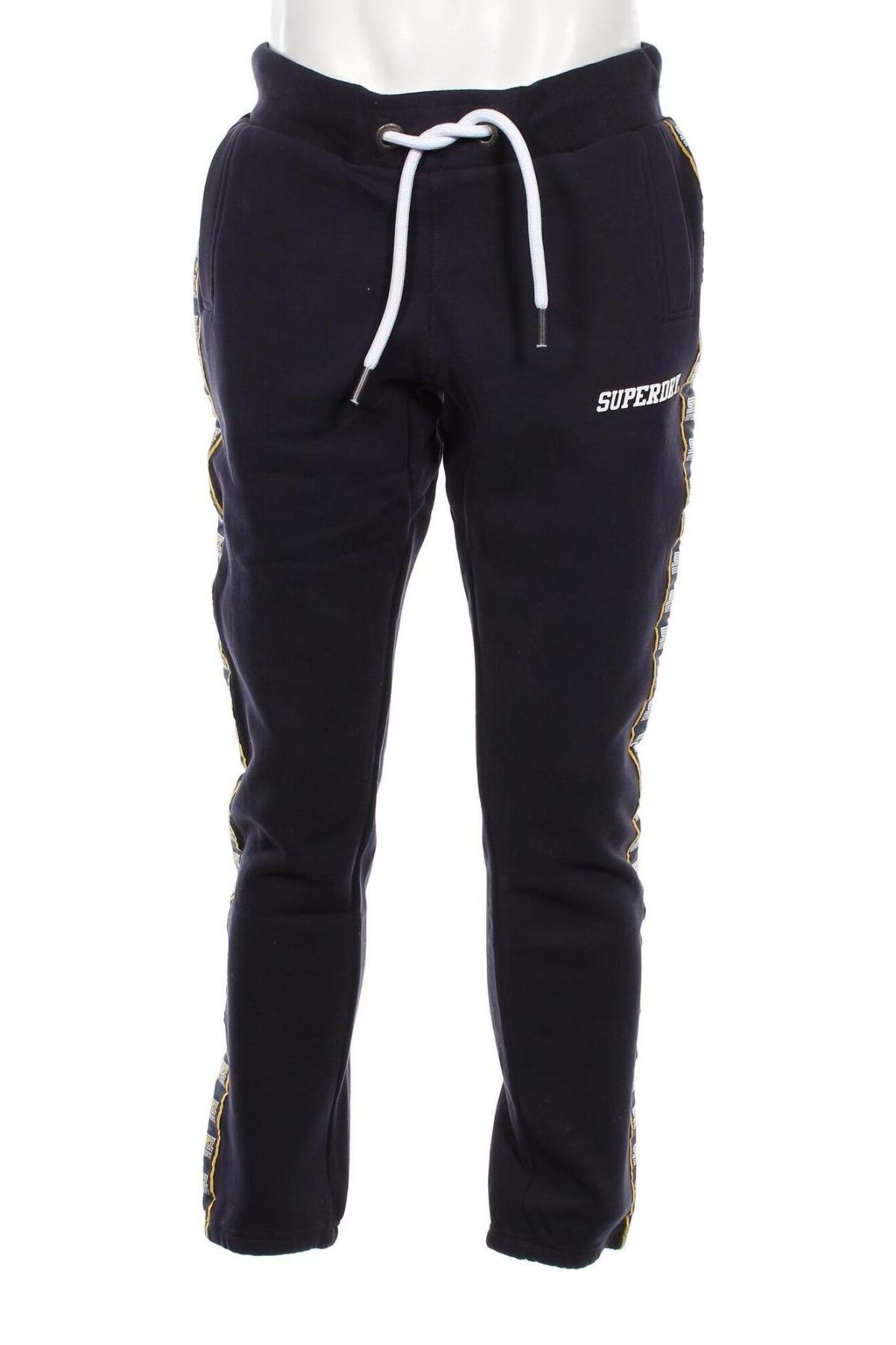 Ανδρικό αθλητικό παντελόνι Superdry, Μέγεθος L, Χρώμα Μπλέ, Τιμή 53,00 €