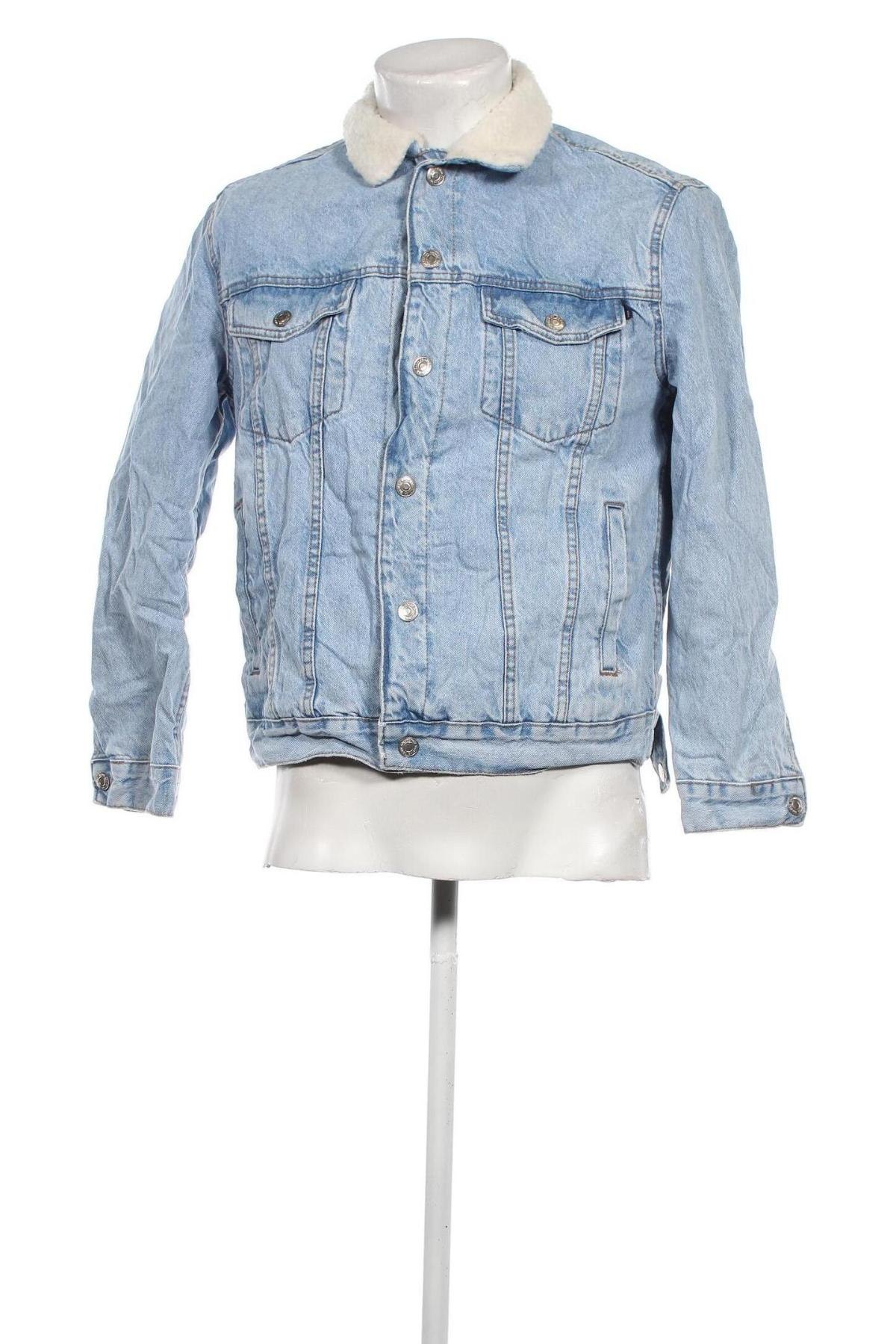 Herrenjacke Bershka, Größe S, Farbe Blau, Preis 13,03 €