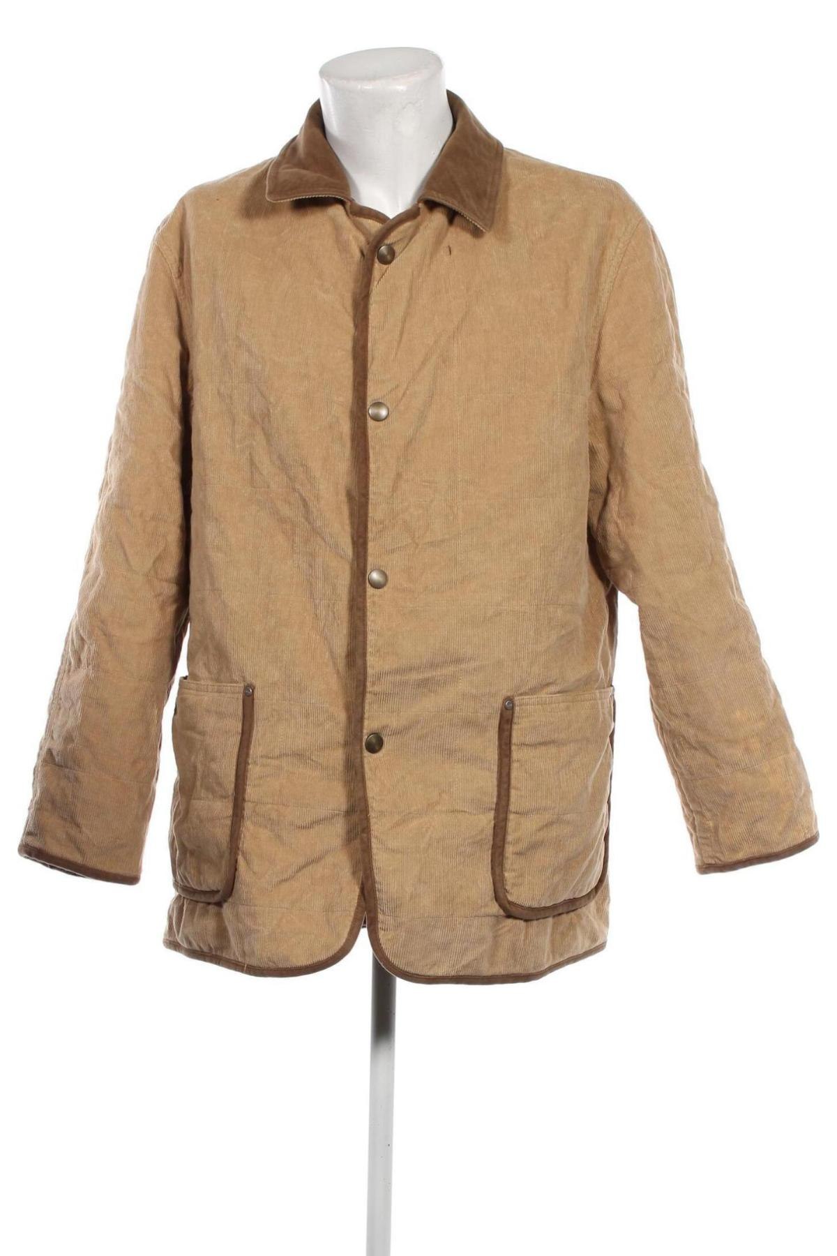 Herrenjacke Carlo Colucci, Größe L, Farbe Beige, Preis € 18,70