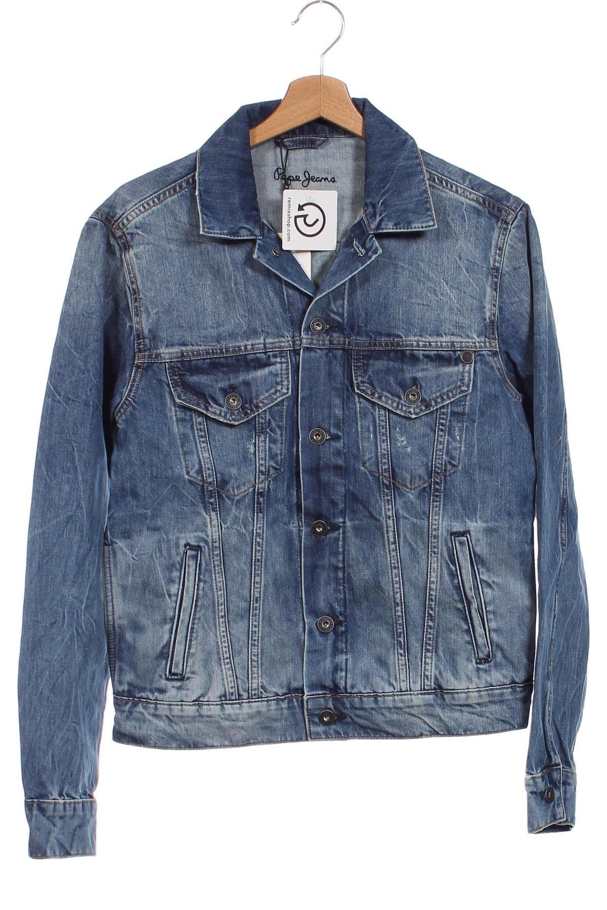 Ανδρικό μπουφάν Pepe Jeans, Μέγεθος S, Χρώμα Μπλέ, Τιμή 27,21 €
