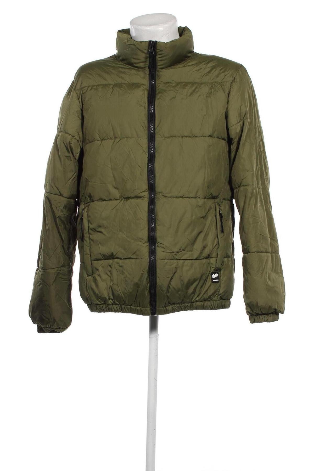 Pánska bunda  Pull&Bear, Veľkosť L, Farba Zelená, Cena  12,83 €