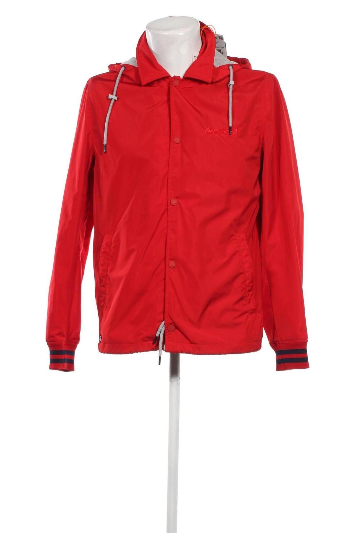 Ανδρικό μπουφάν Superdry, Μέγεθος L, Χρώμα Κόκκινο, Τιμή 91,75 €