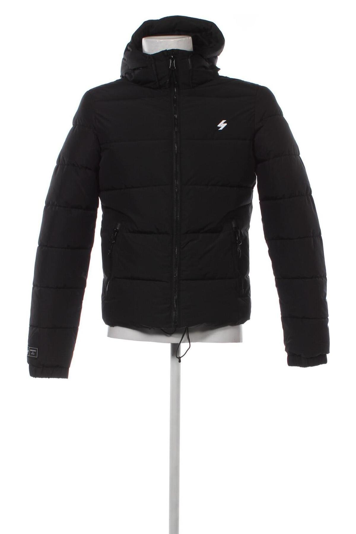 Ανδρικό μπουφάν Superdry, Μέγεθος XS, Χρώμα Μαύρο, Τιμή 38,25 €
