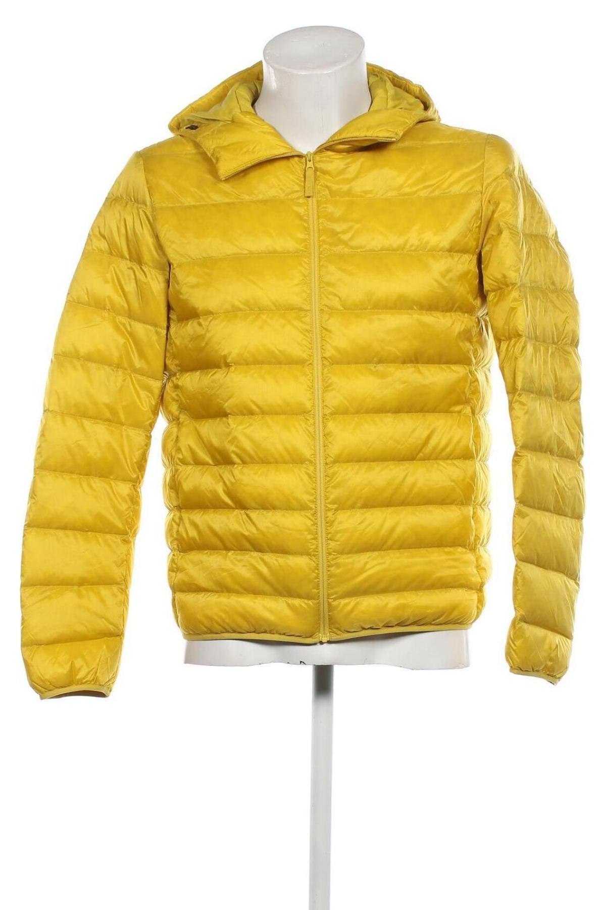 Ανδρικό μπουφάν Uniqlo, Μέγεθος M, Χρώμα Κίτρινο, Τιμή 42,06 €