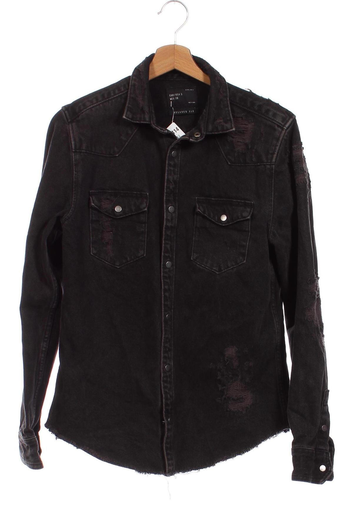 Ανδρικό μπουφάν Zara, Μέγεθος S, Χρώμα Γκρί, Τιμή 14,46 €