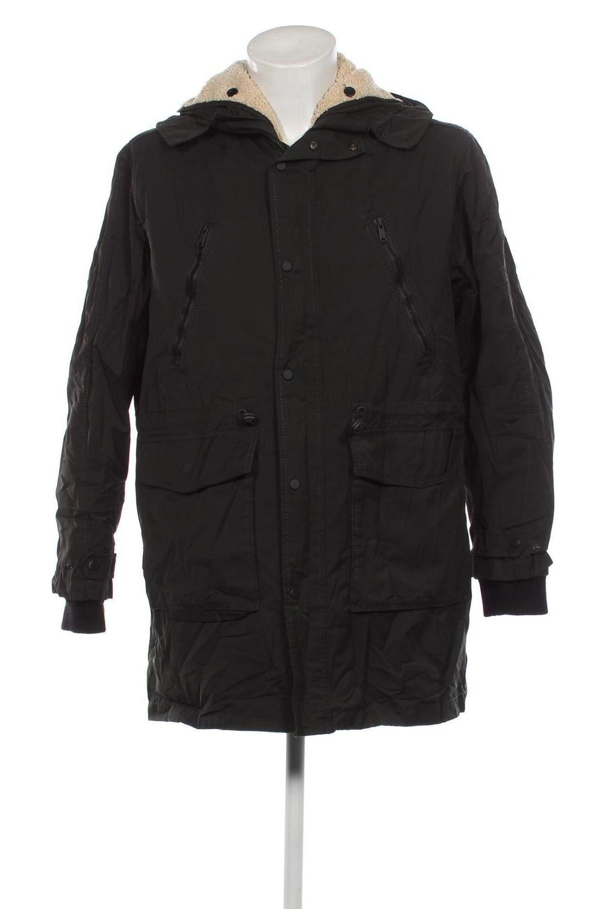 Ανδρικό μπουφάν Zara, Μέγεθος L, Χρώμα Μαύρο, Τιμή 16,03 €