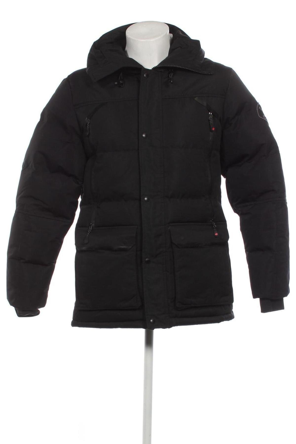 Ανδρικό μπουφάν Zavetti Canada, Μέγεθος M, Χρώμα Μαύρο, Τιμή 117,33 €