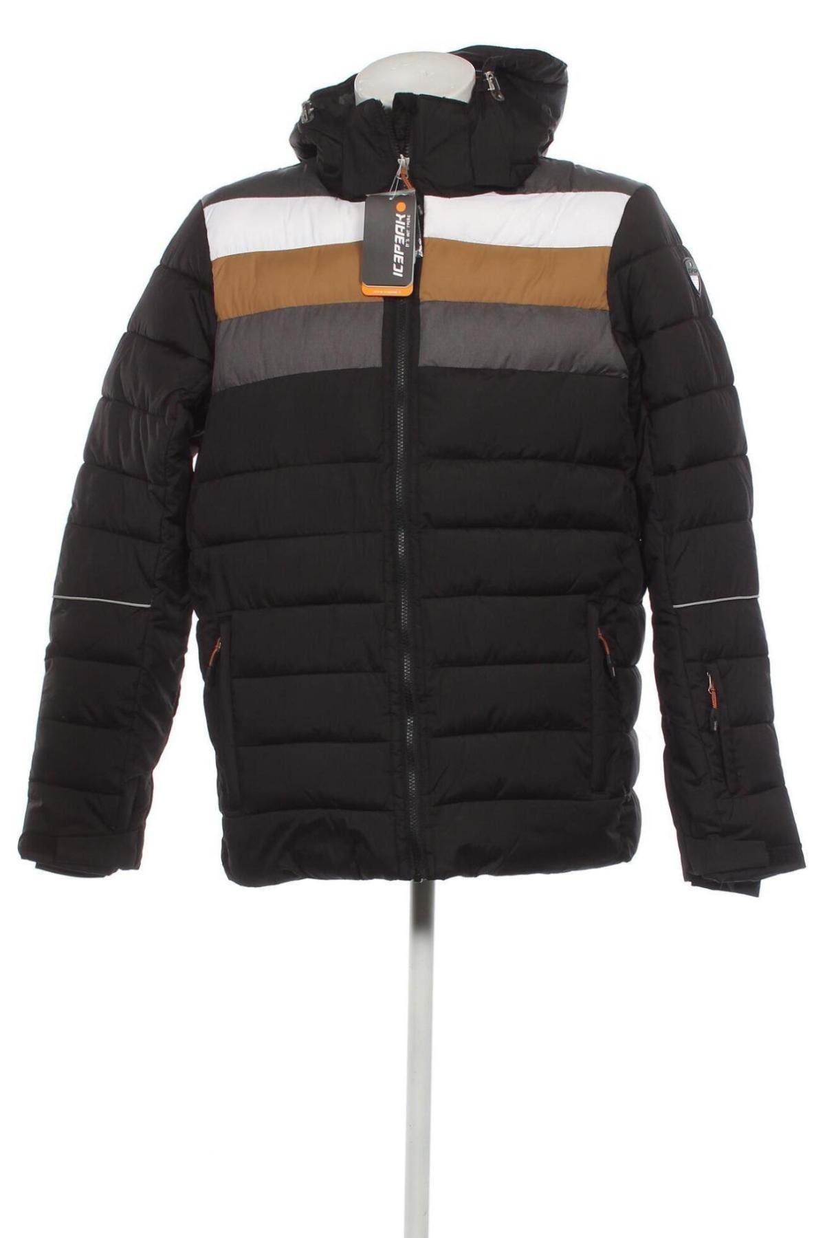 Ανδρικό μπουφάν για χειμερινά σπορ Icepeak, Μέγεθος L, Χρώμα Μαύρο, Τιμή 39,82 €