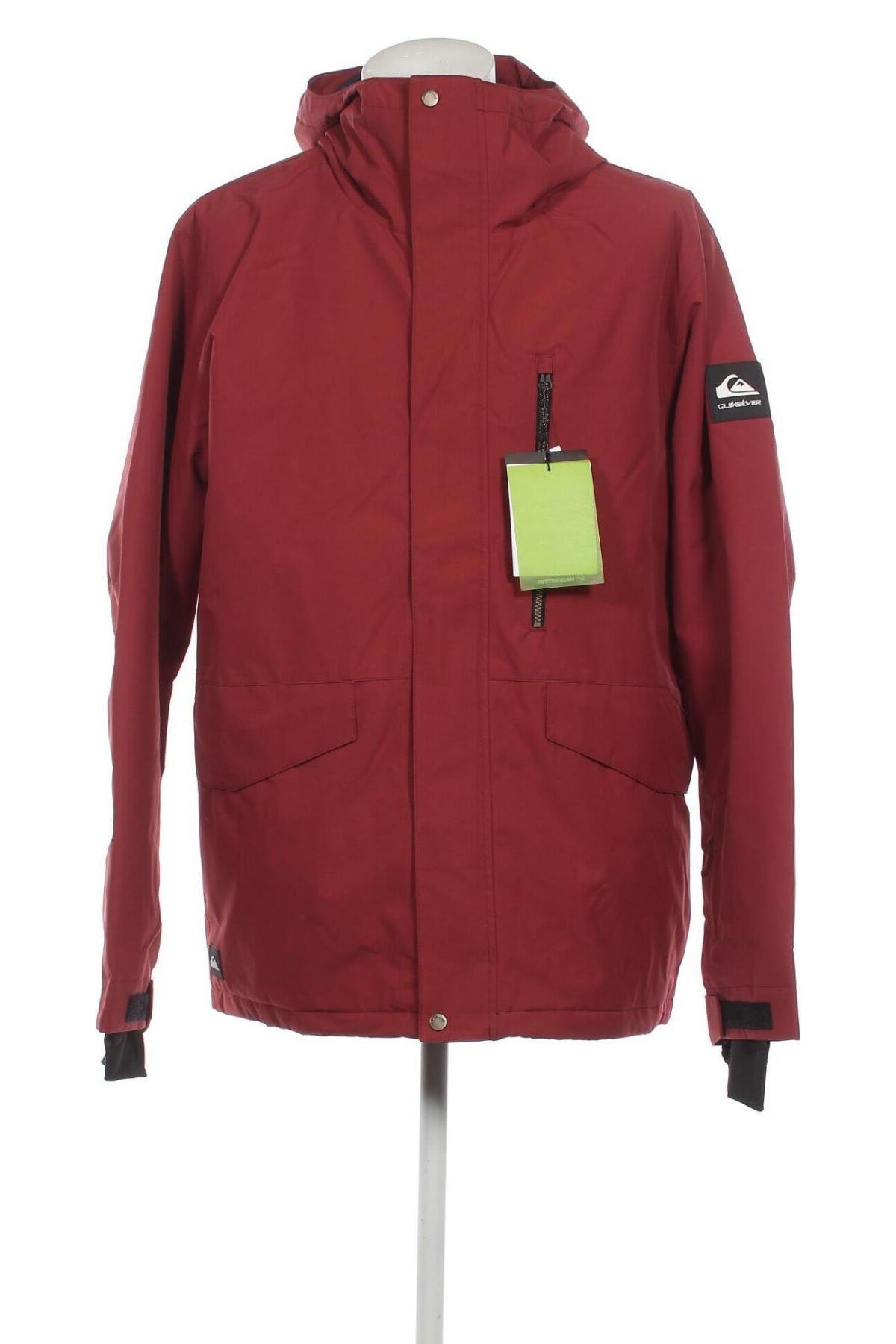 Ανδρικό μπουφάν για χειμερινά σπορ Quiksilver, Μέγεθος XXL, Χρώμα Κόκκινο, Τιμή 106,19 €