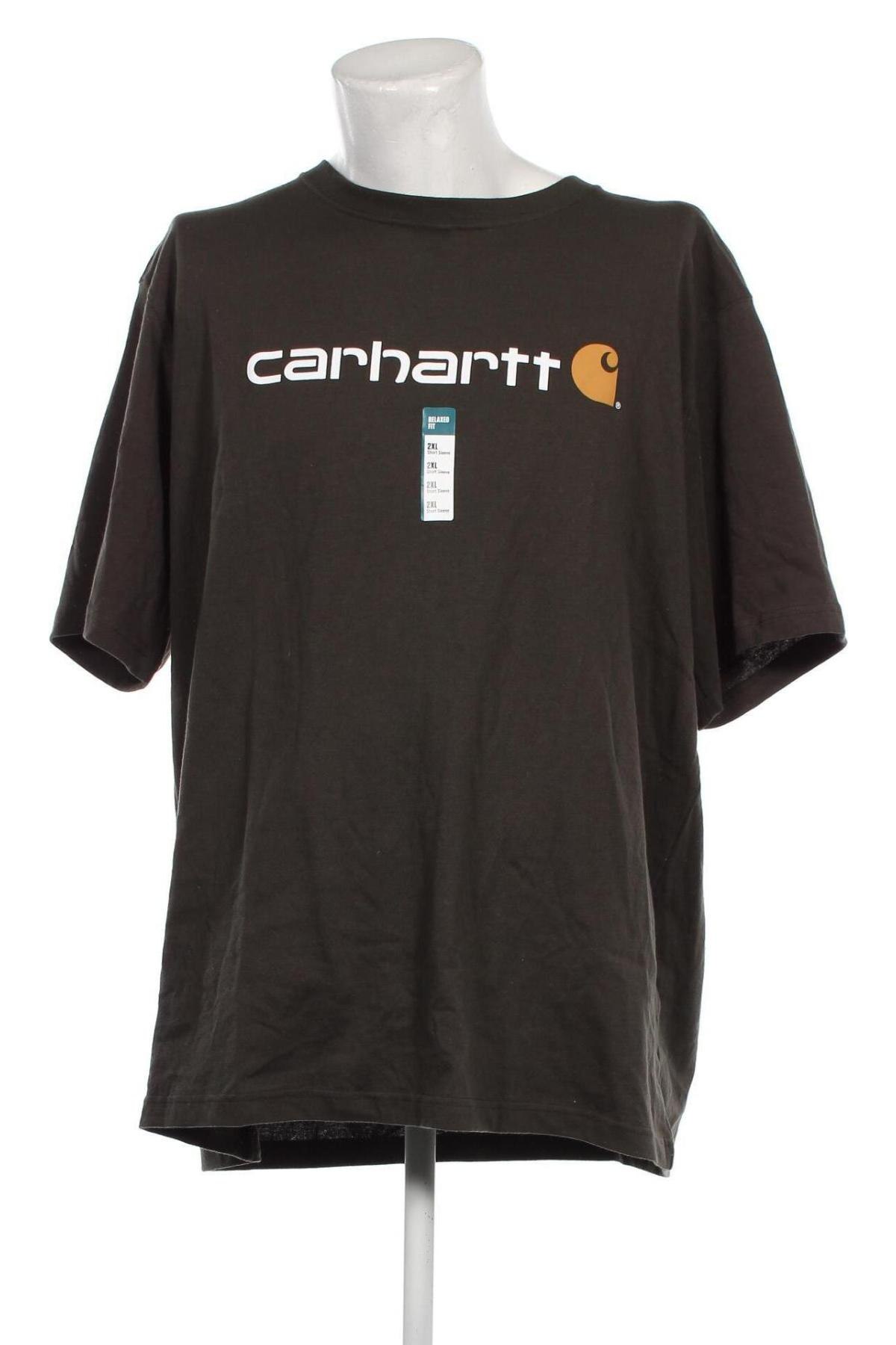 Herren T-Shirt Carhartt, Größe XXL, Farbe Grün, Preis 56,19 €