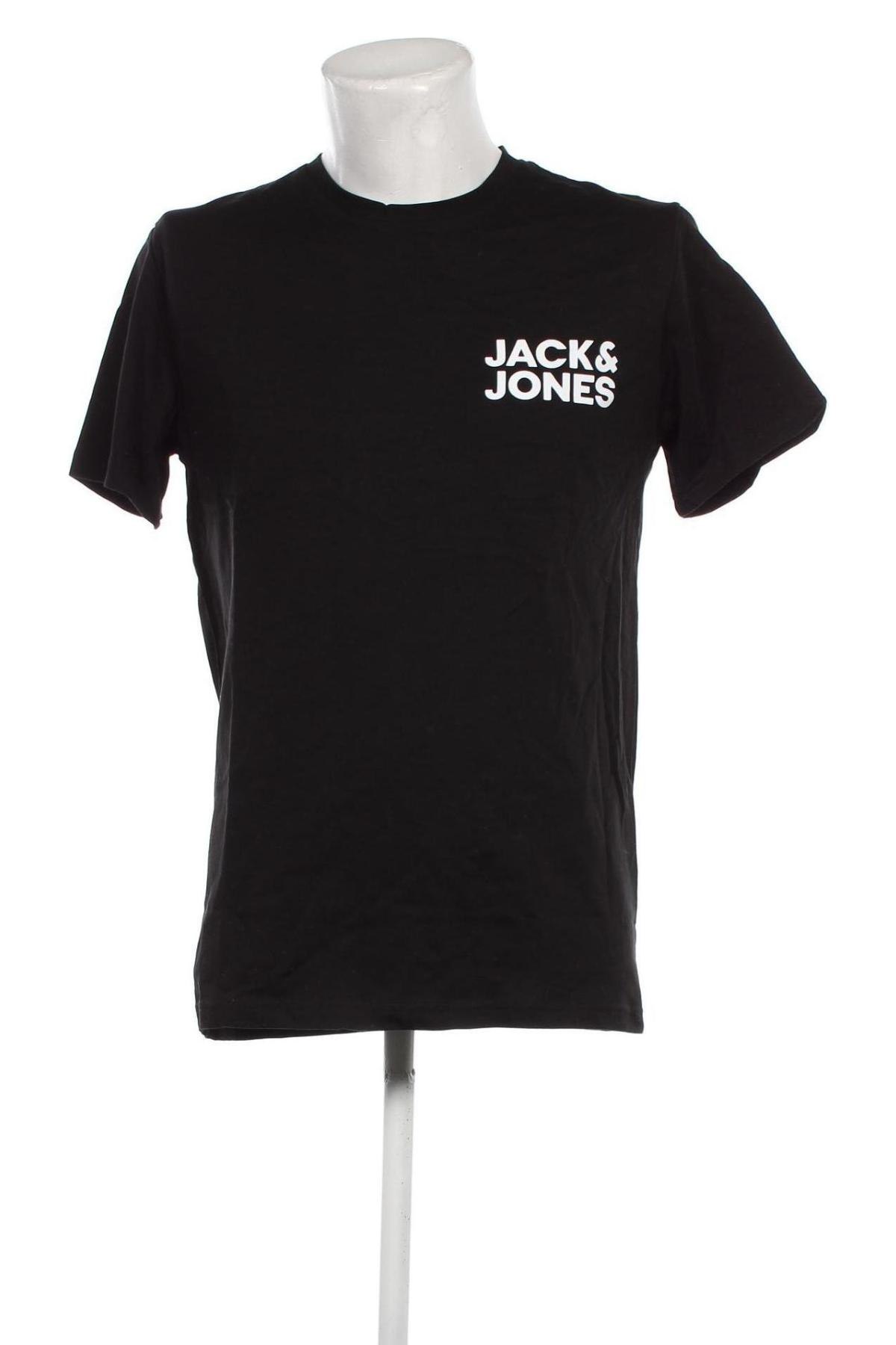 Herren T-Shirt Jack & Jones, Größe L, Farbe Schwarz, Preis 18,56 €