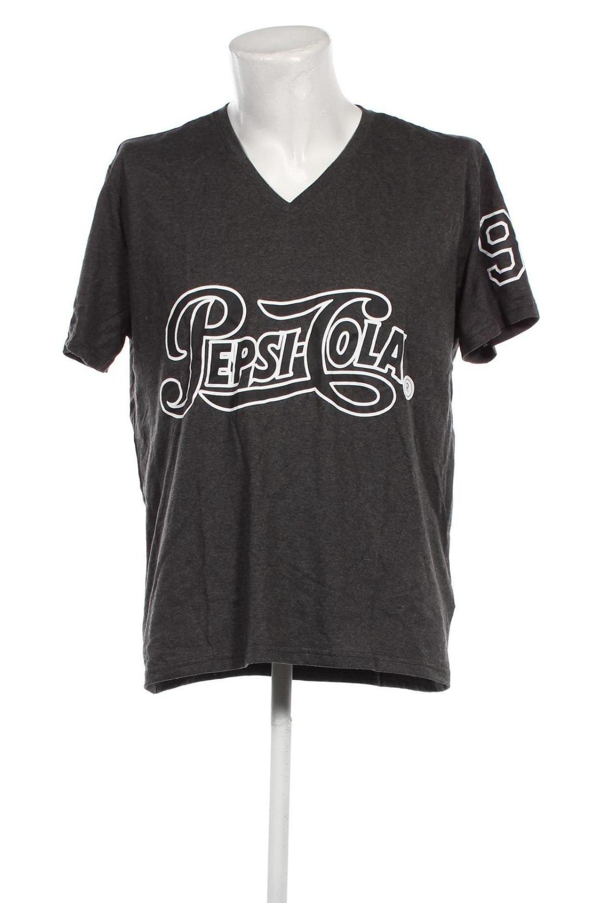 Herren T-Shirt Pepsi, Größe L, Farbe Grau, Preis 10,58 €