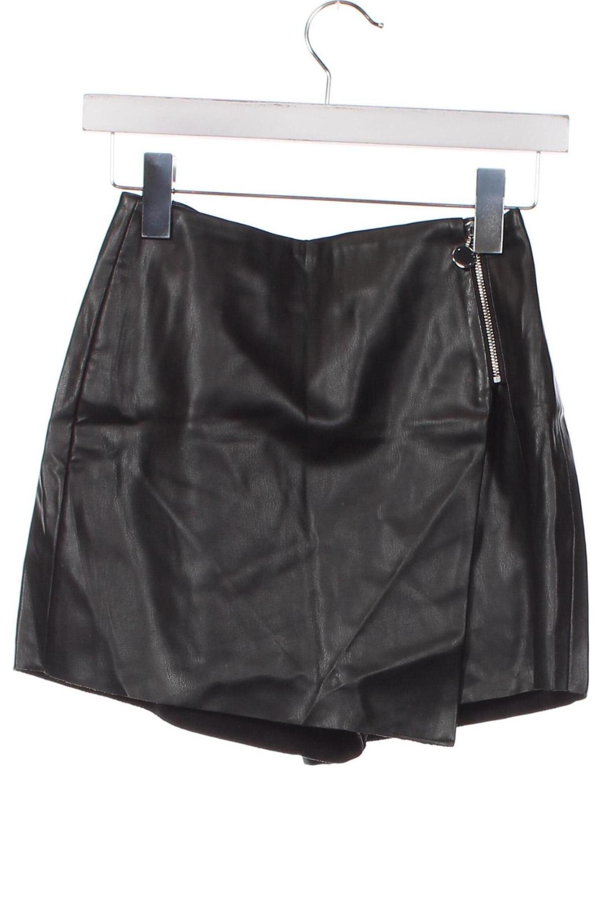 Пола - панталон Zara, Размер XS, Цвят Черен, Цена 20,00 лв.