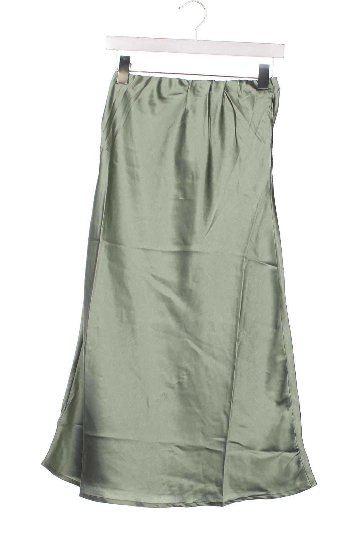 Φούστα Pieces, Μέγεθος XS, Χρώμα Πράσινο, Τιμή 6,39 €