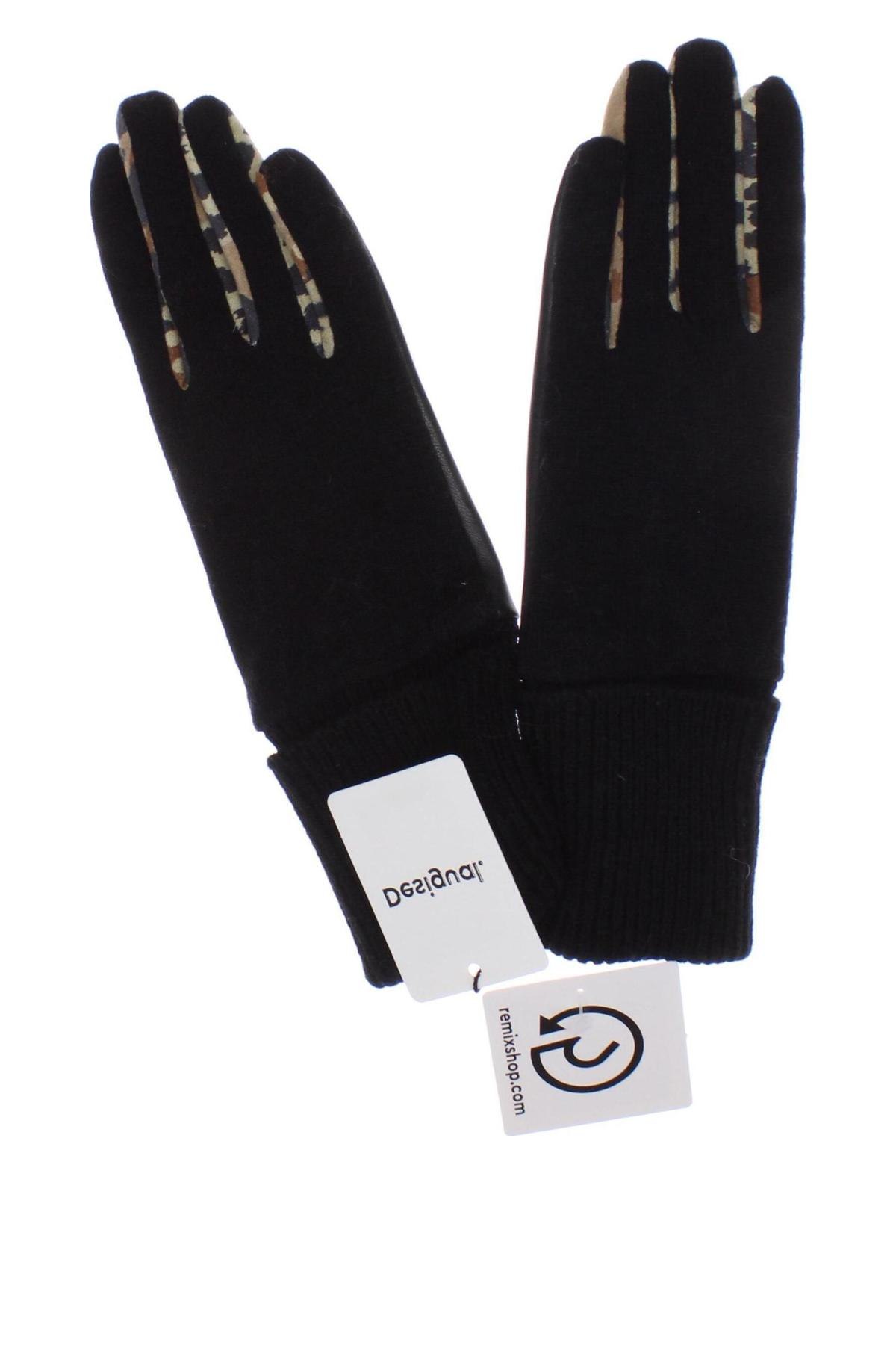 Handschuhe Desigual, Farbe Schwarz, Preis 27,17 €