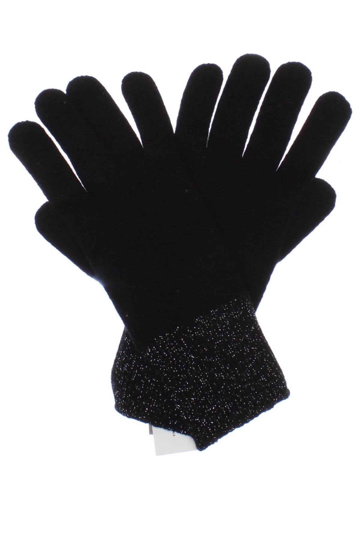 Ръкавици Etam, Цвят Черен, Цена 77,00 лв.
