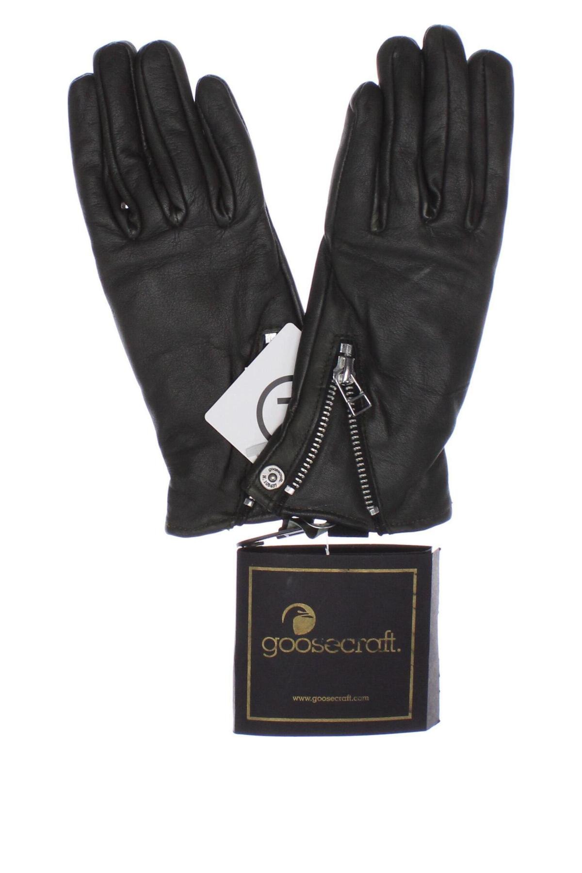 Ръкавици Goosecraft, Цвят Черен, Цена 117,00 лв.