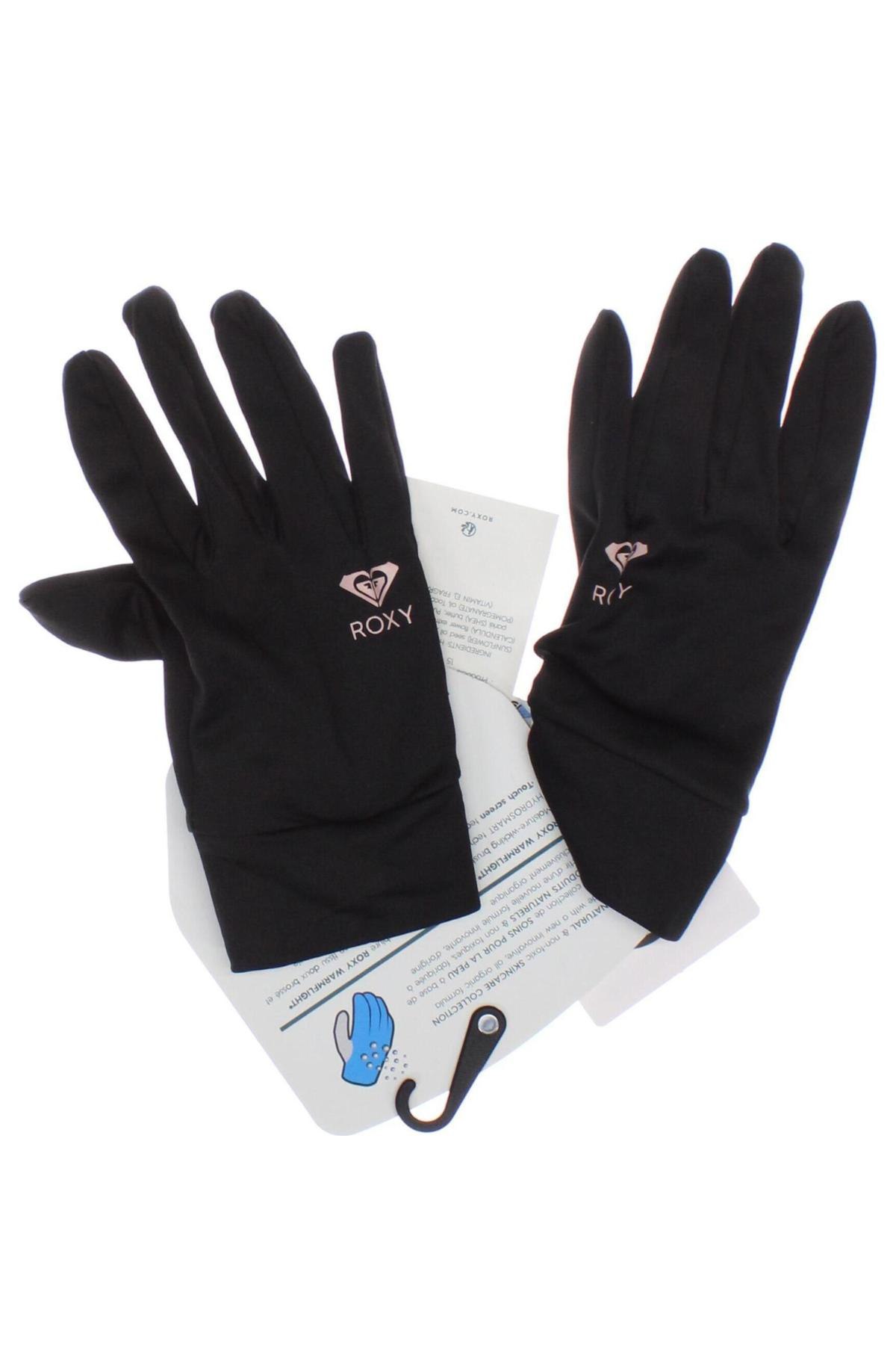 Ръкавици Roxy, Цвят Черен, Цена 31,00 лв.