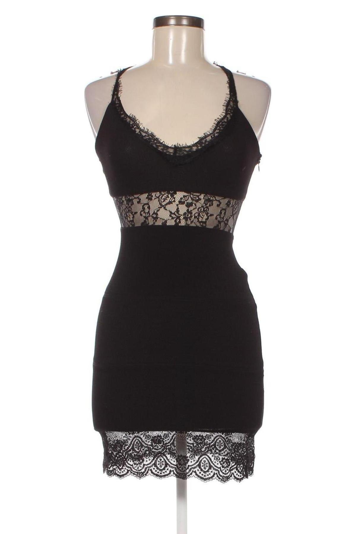 Φόρεμα Bershka, Μέγεθος M, Χρώμα Μαύρο, Τιμή 7,18 €