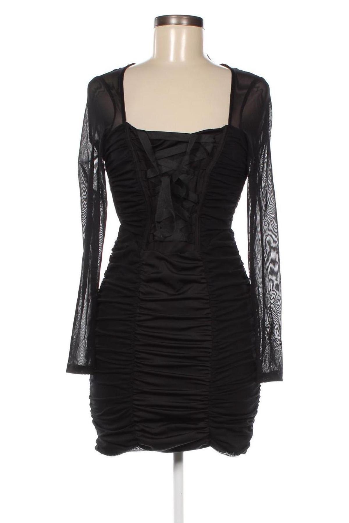 Φόρεμα Bershka, Μέγεθος M, Χρώμα Μαύρο, Τιμή 14,35 €