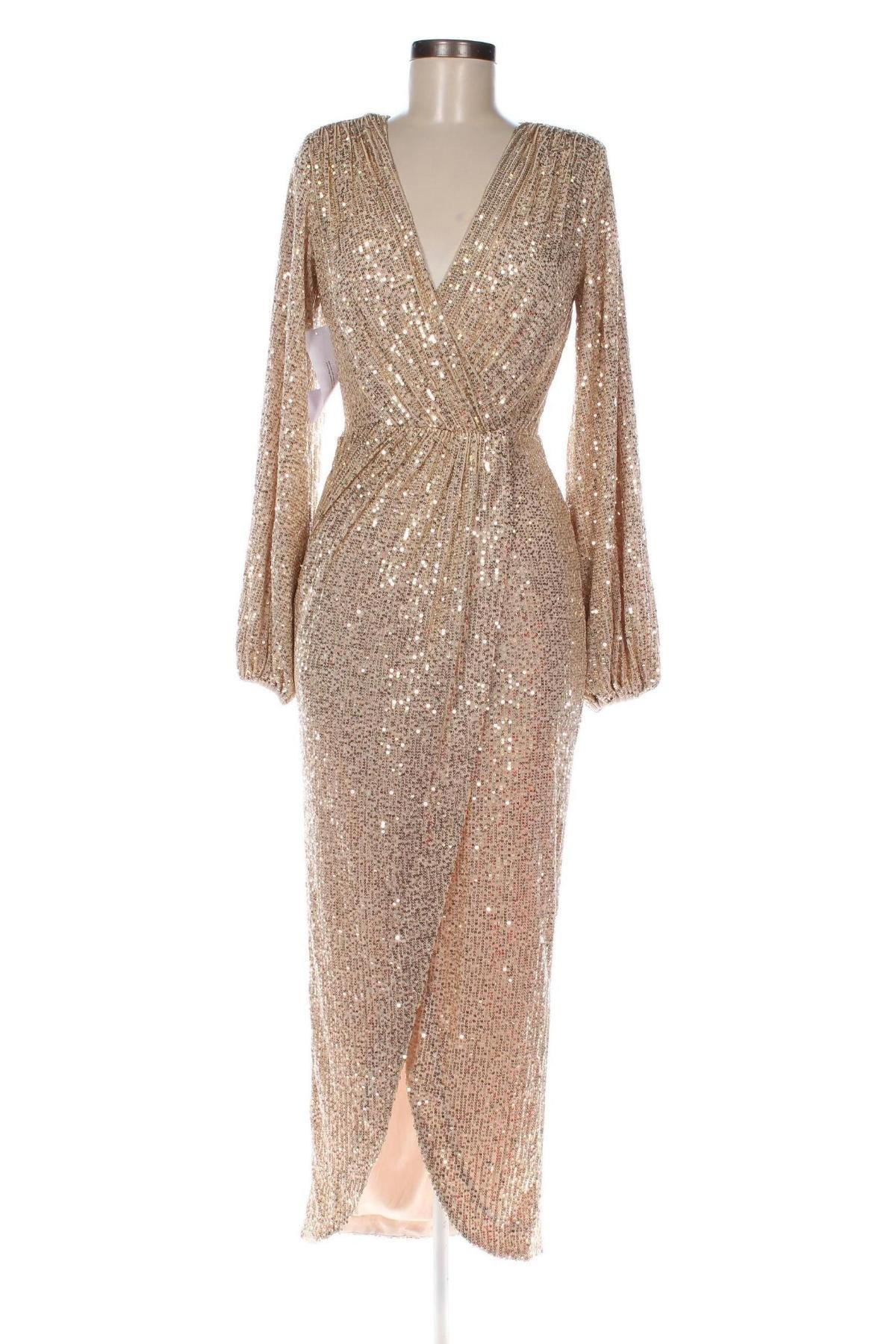 Kleid Bubbleroom, Größe S, Farbe Golden, Preis € 47,94