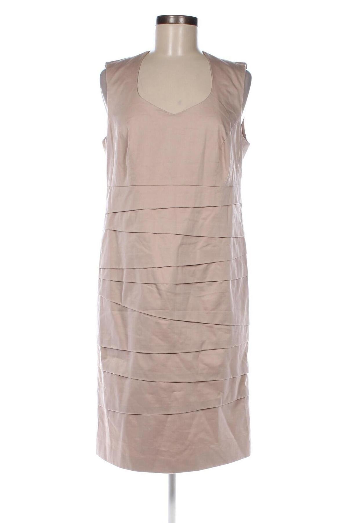 Kleid Comma,, Größe L, Farbe Beige, Preis 43,42 €