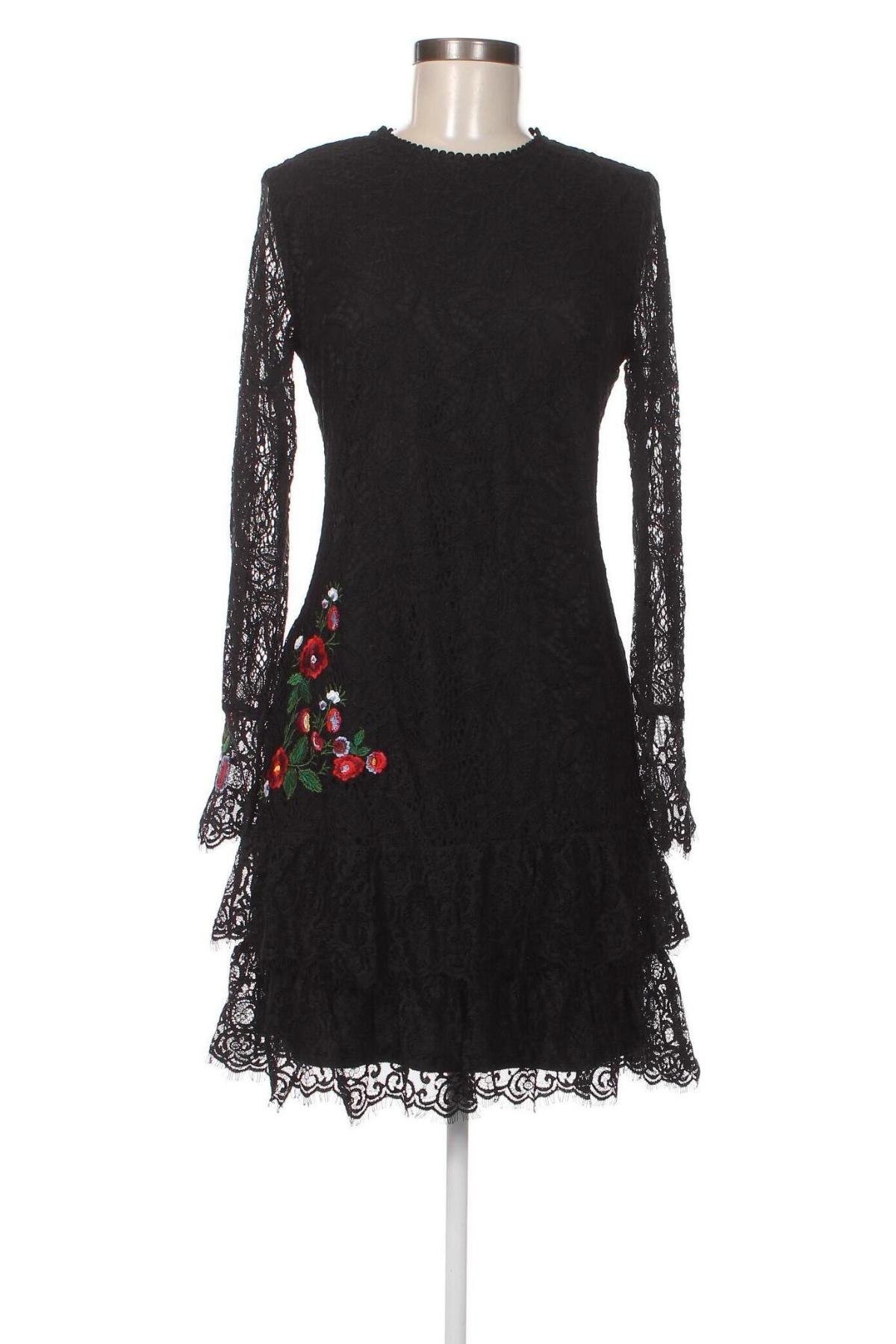 Kleid Desigual, Größe M, Farbe Schwarz, Preis 34,24 €