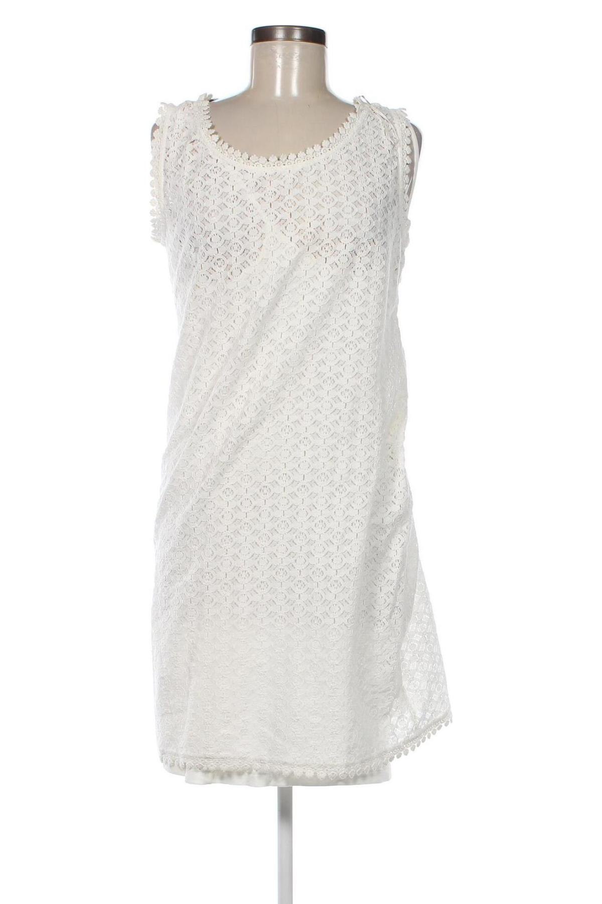 Kleid Free Quent, Größe M, Farbe Weiß, Preis 54,00 €